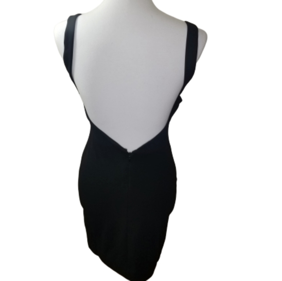 || SOLACE LONDON || Revolve Black Rosa Mini Dress - Picture 6 of 8